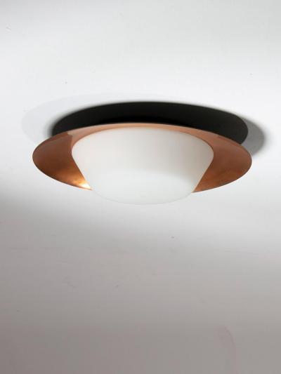  Candle Milan Italian 50s Copper Wall Ceiling Lamp by Candle