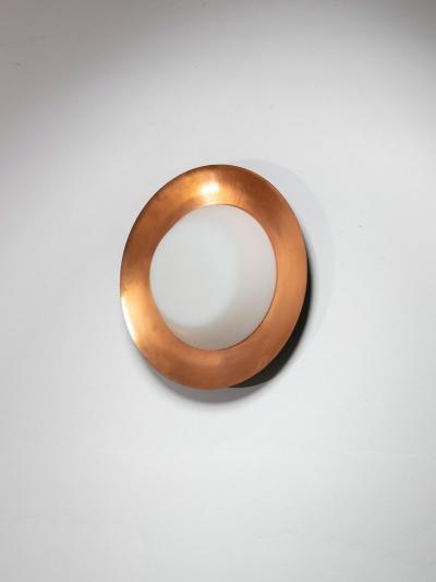  Candle Milan Italian 50s Copper Wall Ceiling Lamp by Candle