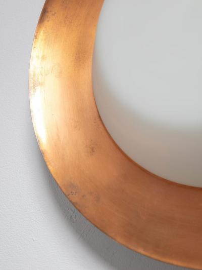  Candle Milan Italian 50s Copper Wall Ceiling Lamp by Candle