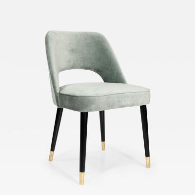  Cao Luxury Roule Brass Dining Chair