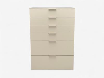  Cappellini Guilio Cappelini Cream Matte Lacquer Highboy Italy 2010s