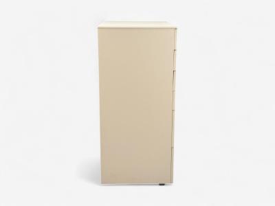  Cappellini Guilio Cappelini Cream Matte Lacquer Highboy Italy 2010s