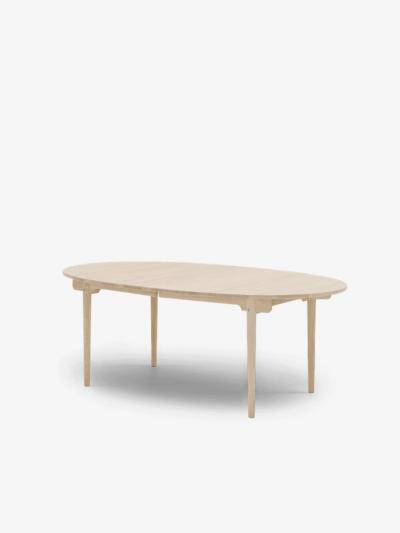  Carl Hansen Son HANS J WEGNER CH338 OVAL DINING TABLE IN SOAPED OAK