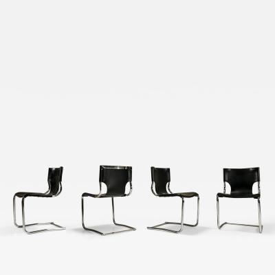  Carlo Bartolli Set of Four Carlo Bartoli 920 Dining Chairs Italy 1971