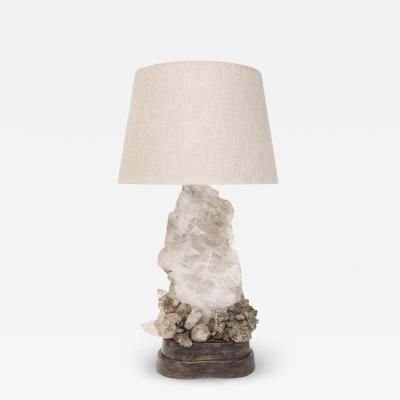  Carole Stupell Ltd Carole Stupell Exceptional Quartz Slab Table Lamp 1950s