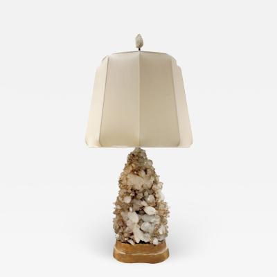  Carole Stupell Ltd Carole Stupell Extraordinary Quartz Crystal Table Lamp 1950s