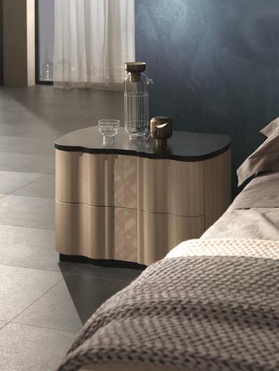  Carpanelli Contemporary Bedrooms Mistral Bedside Table