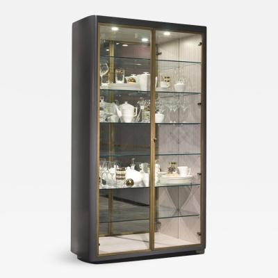  Carpanelli Contemporary Bookcases Optical Skin Glass Cabinet