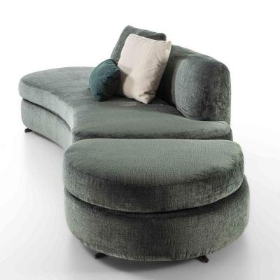  Carpanelli Contemporary Contour Sofa and Pouf
