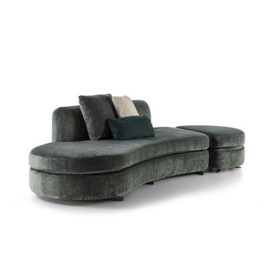  Carpanelli Contemporary Contour Sofa and Pouf