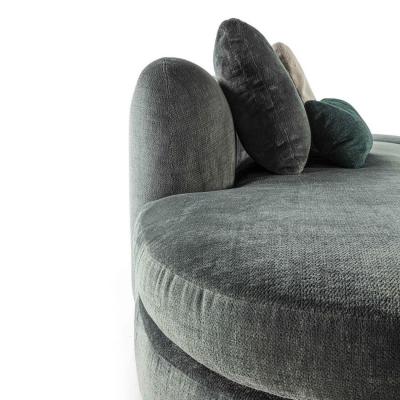  Carpanelli Contemporary Contour Sofa and Pouf