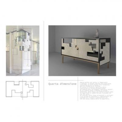 Carpanelli Contemporary Quarta Dimensione Sideboard