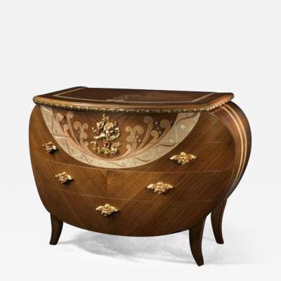  Carpanelli Contemporary Vanity Dresser in Canaletto Walnut