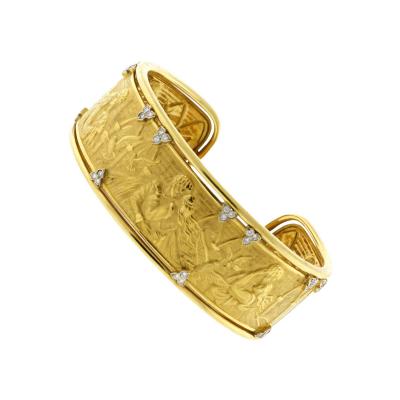  Carrera y Carrera Carrera Y Carrera Gold Romeo and Juliet Cuff Bracelet