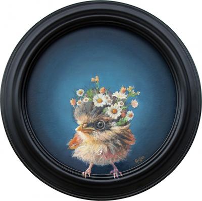  Carrie Goller Carmen Cardinal Bird Floriferous Series 