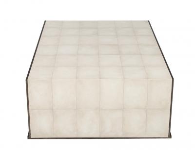  Carrocel Interiors 3 PC Faux Painted Shagreen Cocktail Table with 2 Pullout Tables