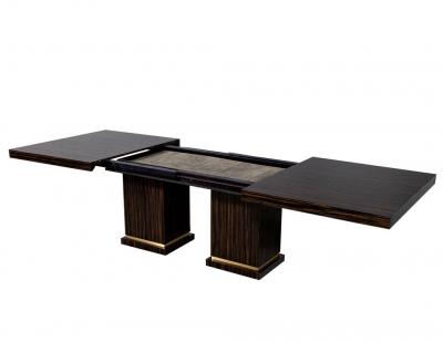  Carrocel Interiors Carrocel Custom Modern Macassar Dining Table