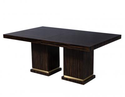  Carrocel Interiors Carrocel Custom Modern Macassar Dining Table