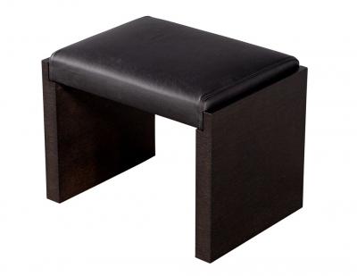  Carrocel Interiors Carrocel Custom Oak Black Leather Tapas Bench