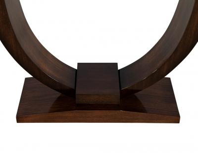  Carrocel Interiors Custom Art Deco Inspired Modern Walnut Console Table