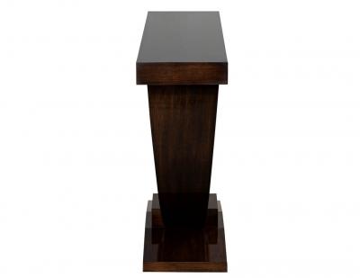  Carrocel Interiors Custom Art Deco Inspired Modern Walnut Console Table