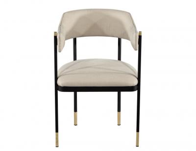  Carrocel Interiors Custom Curved Modern Dining Chairs