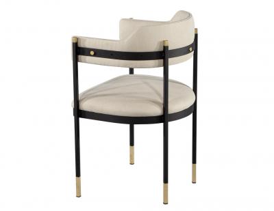  Carrocel Interiors Custom Curved Modern Dining Chairs