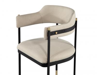  Carrocel Interiors Custom Curved Modern Dining Chairs