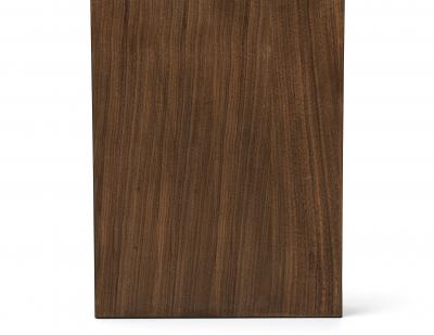  Carrocel Interiors Custom Minimalist Walnut Waterfall Side Table