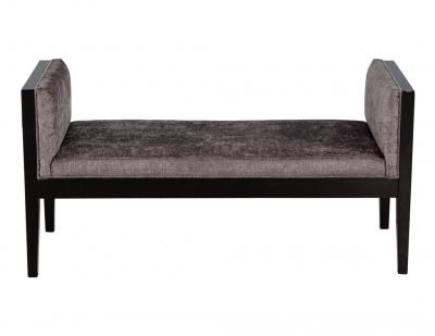  Carrocel Interiors Custom Modern Black Lacquered Bench