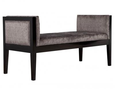  Carrocel Interiors Custom Modern Black Lacquered Bench