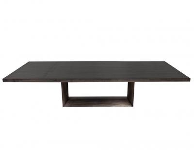 Carrocel Interiors Custom Modern Dining Table with Metal Base