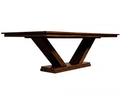  Carrocel Interiors Custom Modern Macassar Dining Table by Carrocel