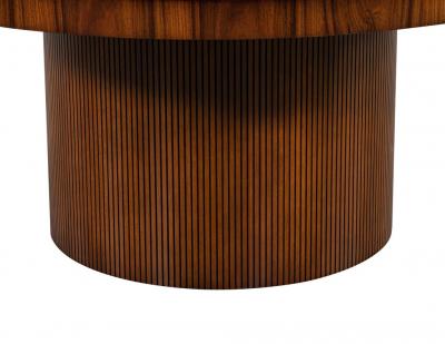  Carrocel Interiors Custom Modern Round Dining Table in Sunburst Pattern