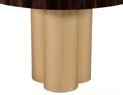  Carrocel Interiors Custom Round Macassar Foyer Dining Table by Carrocel