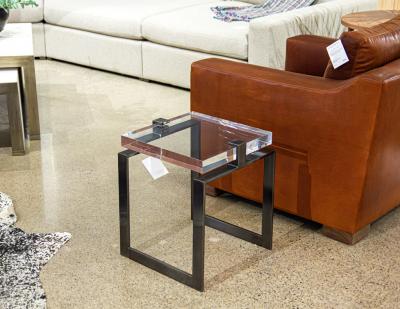  Carrocel Interiors Modern Acrylic Accent Tables