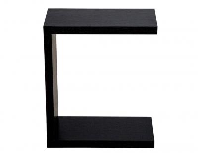  Carrocel Interiors Modern Black C Table in Oak