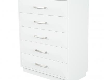 Carrocel Interiors Modern Chest of Drawers in White by Carrocel