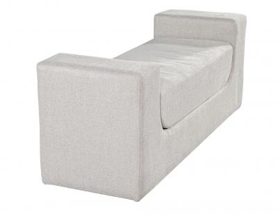  Carrocel Interiors Modern Curved Upholstered Bench by Carrocel