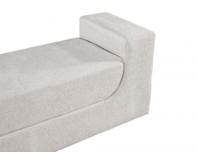  Carrocel Interiors Modern Curved Upholstered Bench by Carrocel