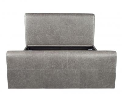  Carrocel Interiors Modern Leather Upholstered King Bed Frame