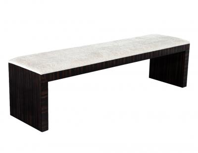  Carrocel Interiors Modern Macassar Bench by Carrocel