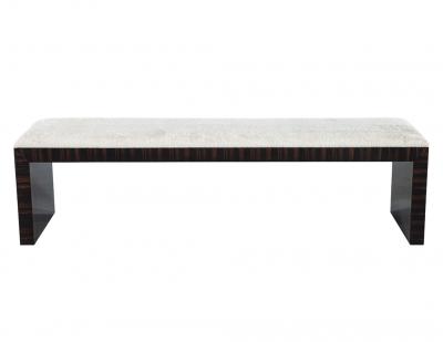  Carrocel Interiors Modern Macassar Bench by Carrocel