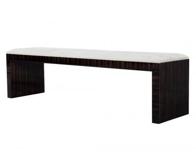  Carrocel Interiors Modern Macassar Bench by Carrocel