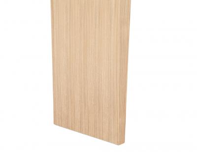  Carrocel Interiors Modern Natural Walnut Console Set with Stools