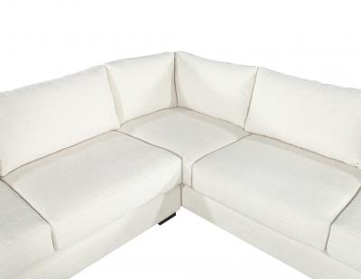  Carrocel Interiors Modern Sectional Sofa in Textured High performance Fabric