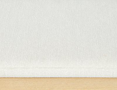  Carrocel Interiors Natural Oak Bench in White Textured Linen