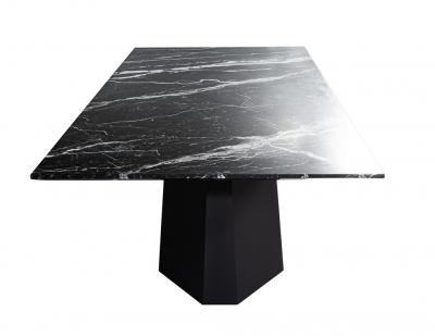  Carrocel Interiors Nero Milano Modern Marble Dining Table by Carrocel