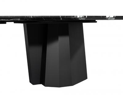  Carrocel Interiors Nero Milano Modern Marble Dining Table by Carrocel