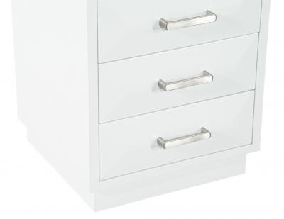  Carrocel Interiors Pair of Modern Nightstands in White by Carrocel